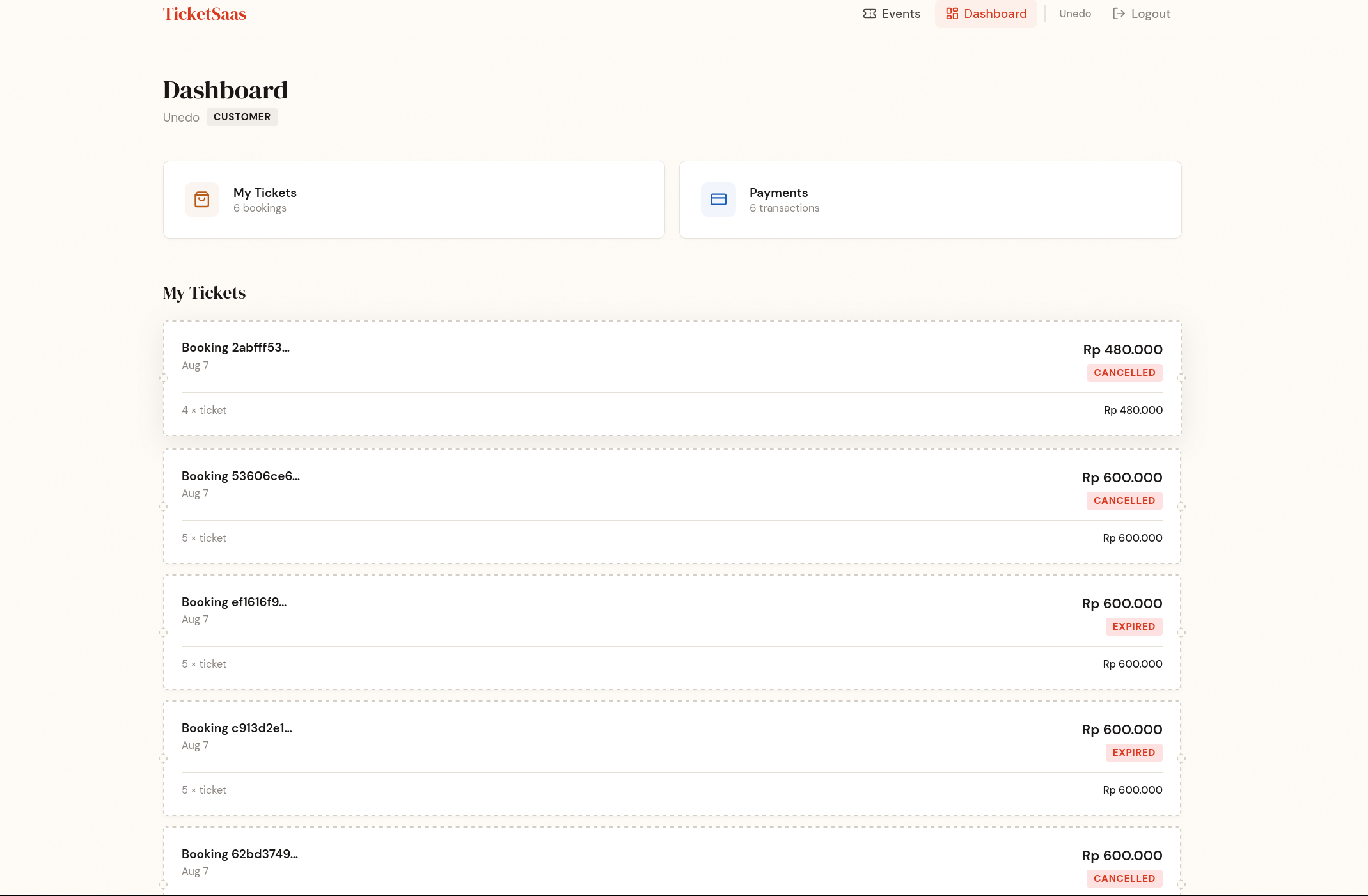 TicketSaas preview